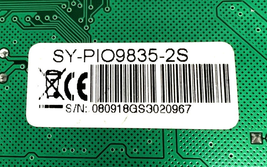 SYBA S-PIO9835-2S HOST CONTROLLER CARD