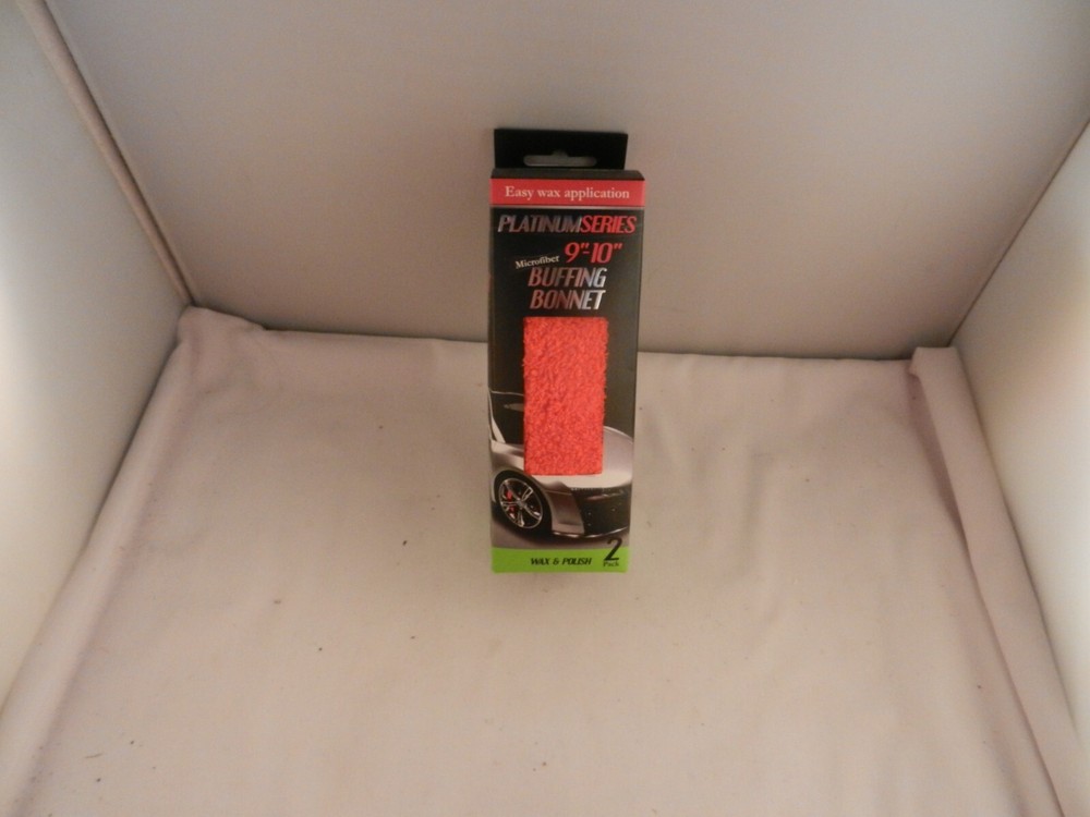 MICROTEX PLATINUM SERIES 9"-10" MICROFIBER BUFFING BONNET "NEW" SET OF 2