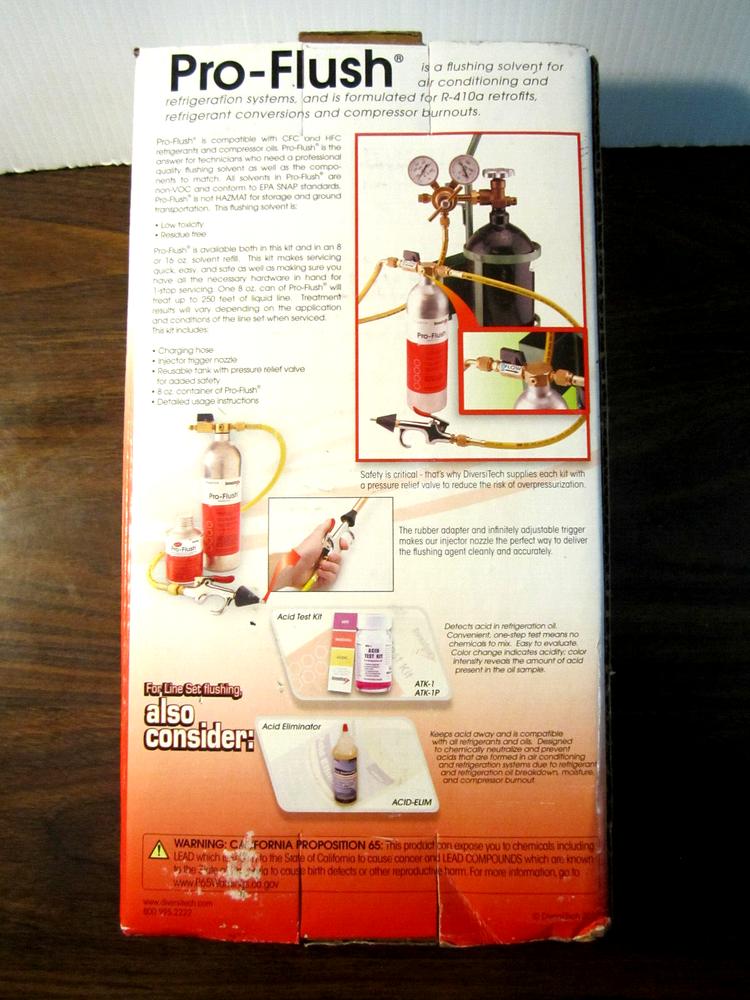 Diversitech Pro Flush HVAC Solvent Flushing Kit