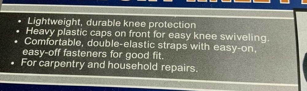 Comfort Knee Pad With Plastic Cap (53845)