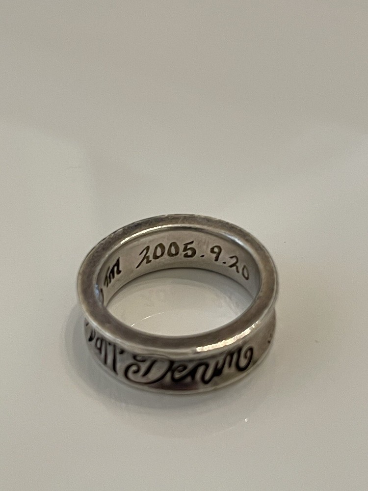Bill Wall Denim Sterling Silver Ring US Size 8