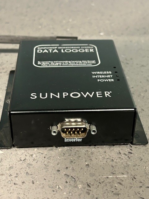 Sunpower Data Logger SPR-PMR-DLOG Part 109875 Data Logger Tested Working