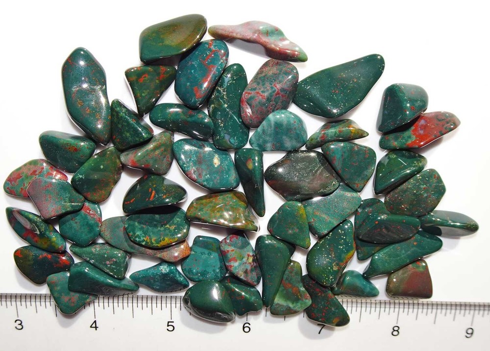 Fancy Jasper - 3.9 ounces Medium/Small Tumbled Stones rt544c