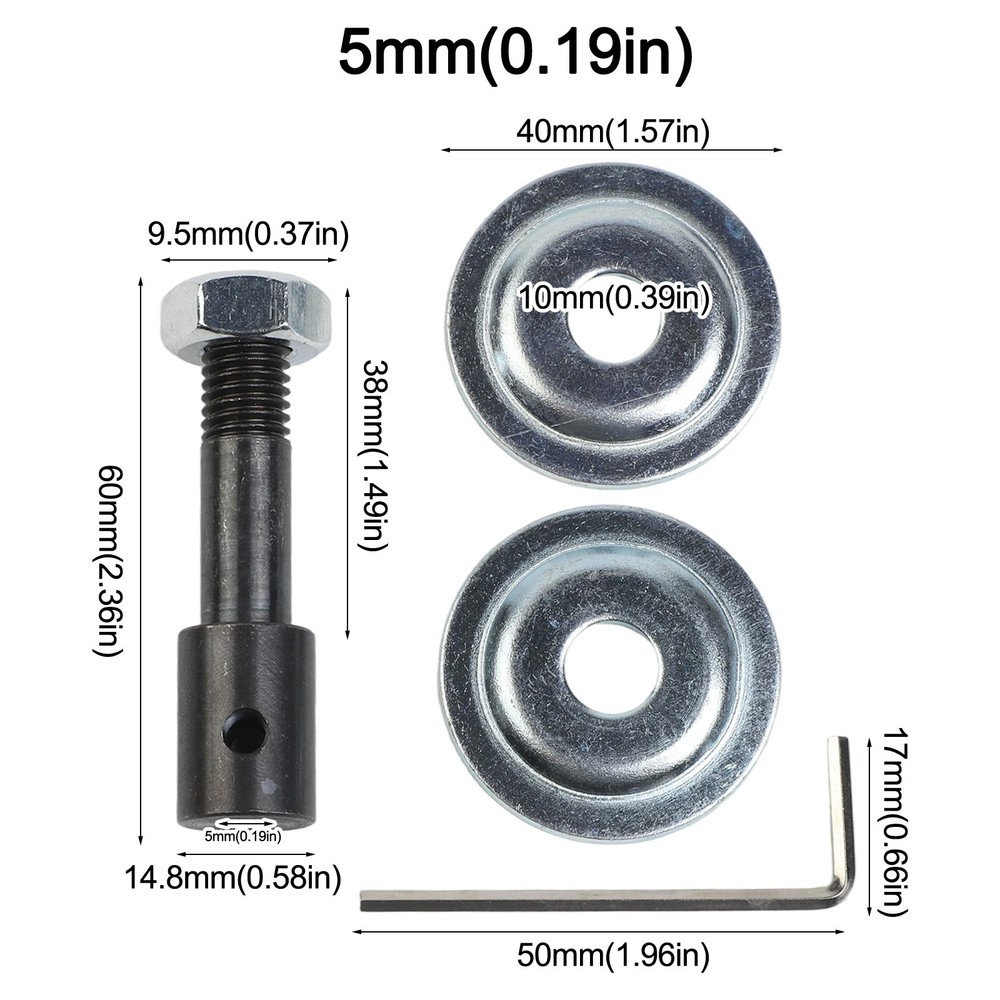Easy to Use Spindle Adapter for Bench Grinder Hassle For Grinding Solution