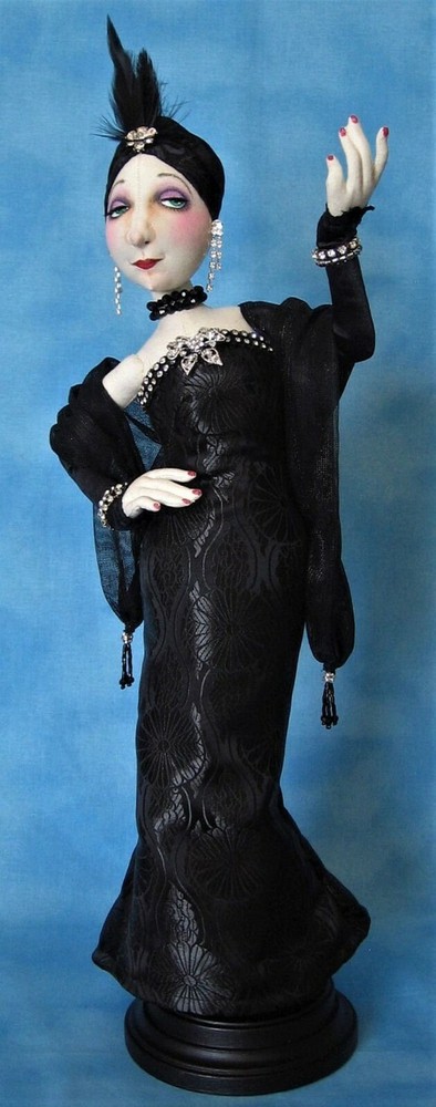 Cloth Art Doll (Paper) Pattern "Diva" by Arley Berryhill