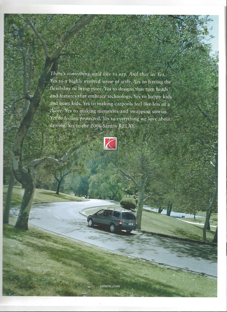 2006 Saturn Relay brochure