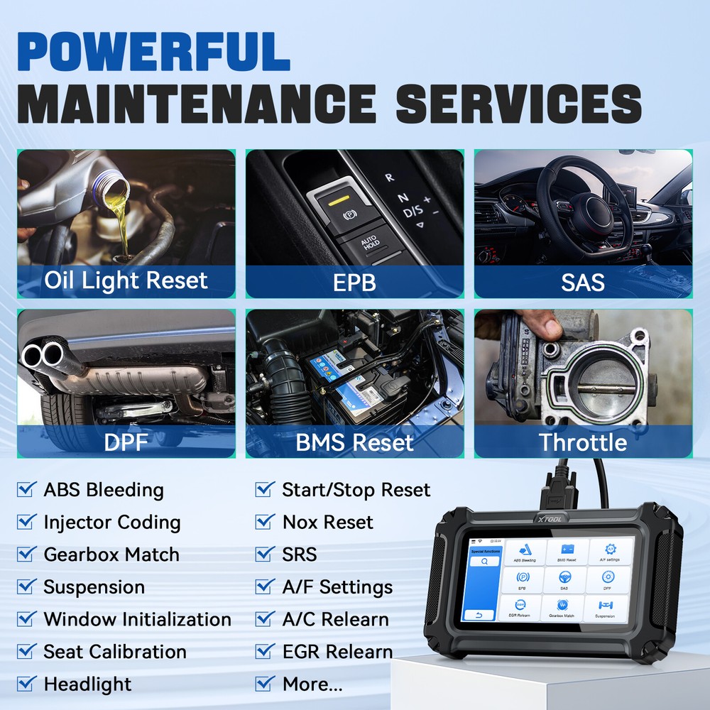XTOOL IP500 For Toyota OBD2 Diagnostic Scanner Bidirectional Full Services Tool