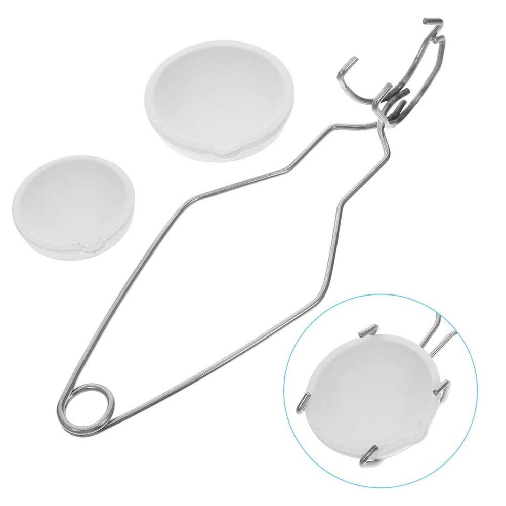 Refining Kit Melting Dish for Silver Ceramic Pot Crucible