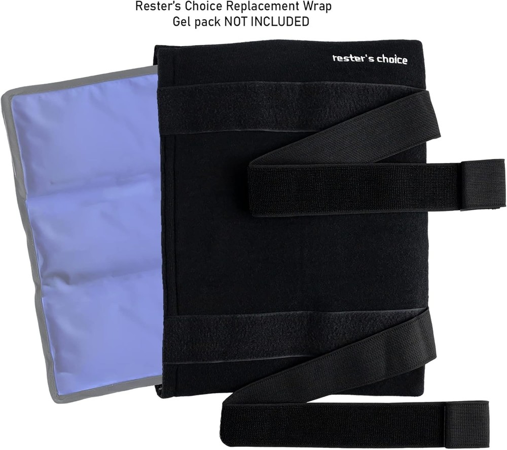 Rester's Choice Ice Pack Wrap Holder with Adjustable Straps for Large Ice Pack 1