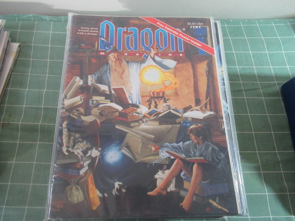 Dragon magazine #181 vintage