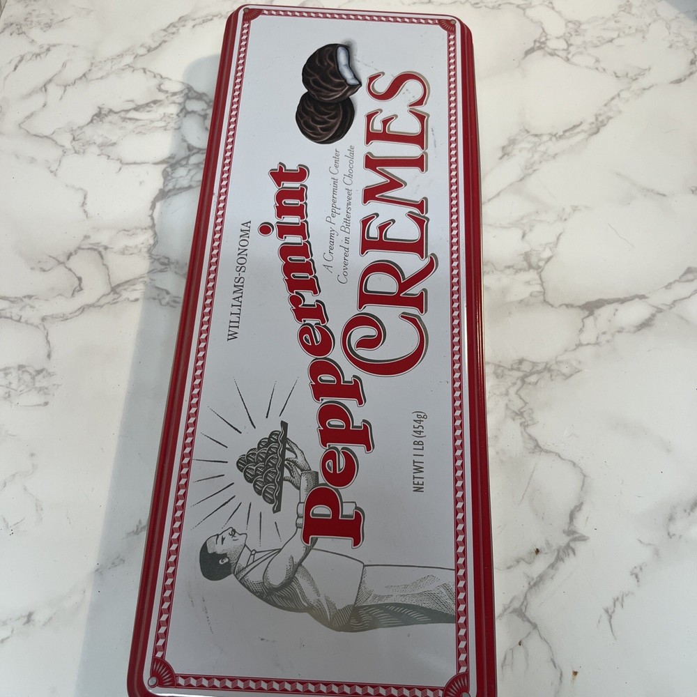 Williams Sonoma Peppermint Cremes 1 Lb Tin