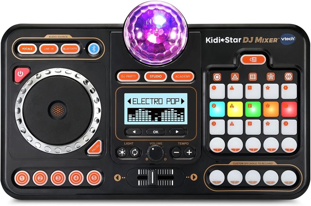 Kidi Star DJ Mixer - Engage Creativity with Bluetooth & Custom Mixing Fun!