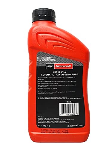 Motorcraft MERCON LV Automatic Transmission Fluid (ATF) 12 Quart Case 1 Quart"