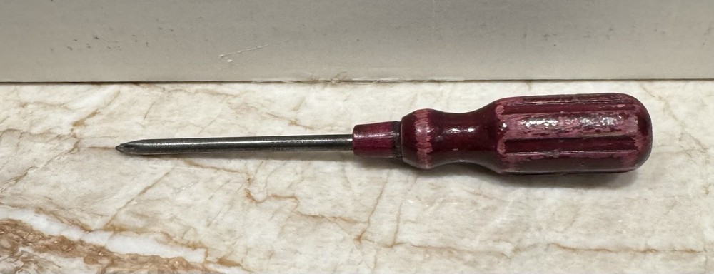 Vintage Stanley Wood Handle Phillips Screwdriver