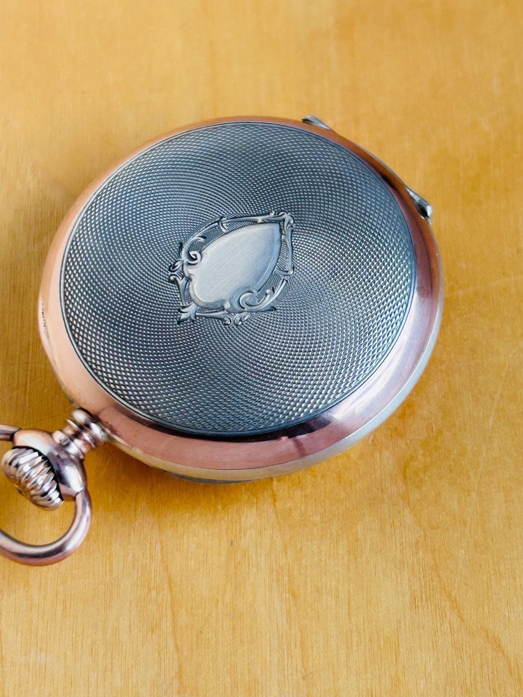 2T805 Zenith silver pocket watch