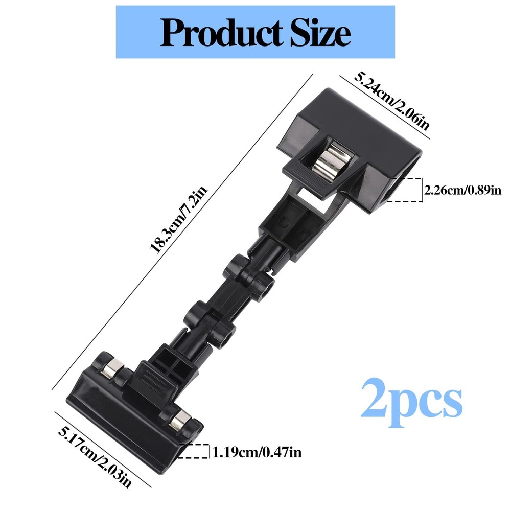 2 Pack Adjustable Document Holder Flexible Documents Holder for Typing Computer