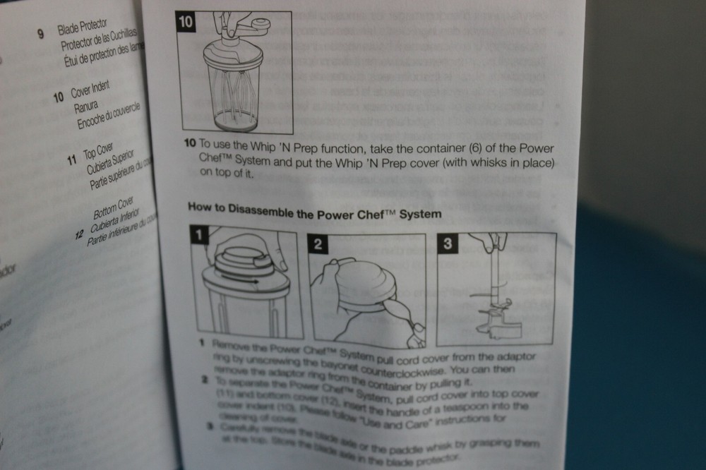 Tupperware POWER CHEF PRO System~Non-Electric Food Processor~Create with Ease~