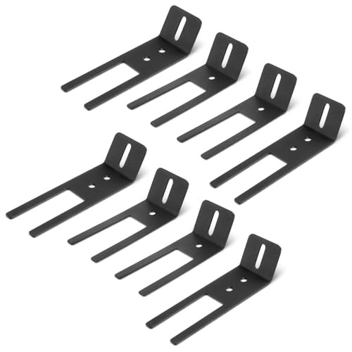 8 Pcs Interior Visor Bar Headliner Emergency Warning Light U-Bracket Mount 2