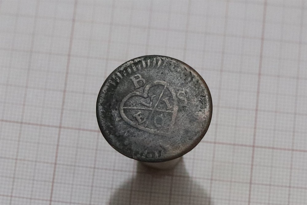 🧭 🇮🇩 NETHERLANDS INDIES JAVA 1/2 STIVER 1814 Z B66 #K3098