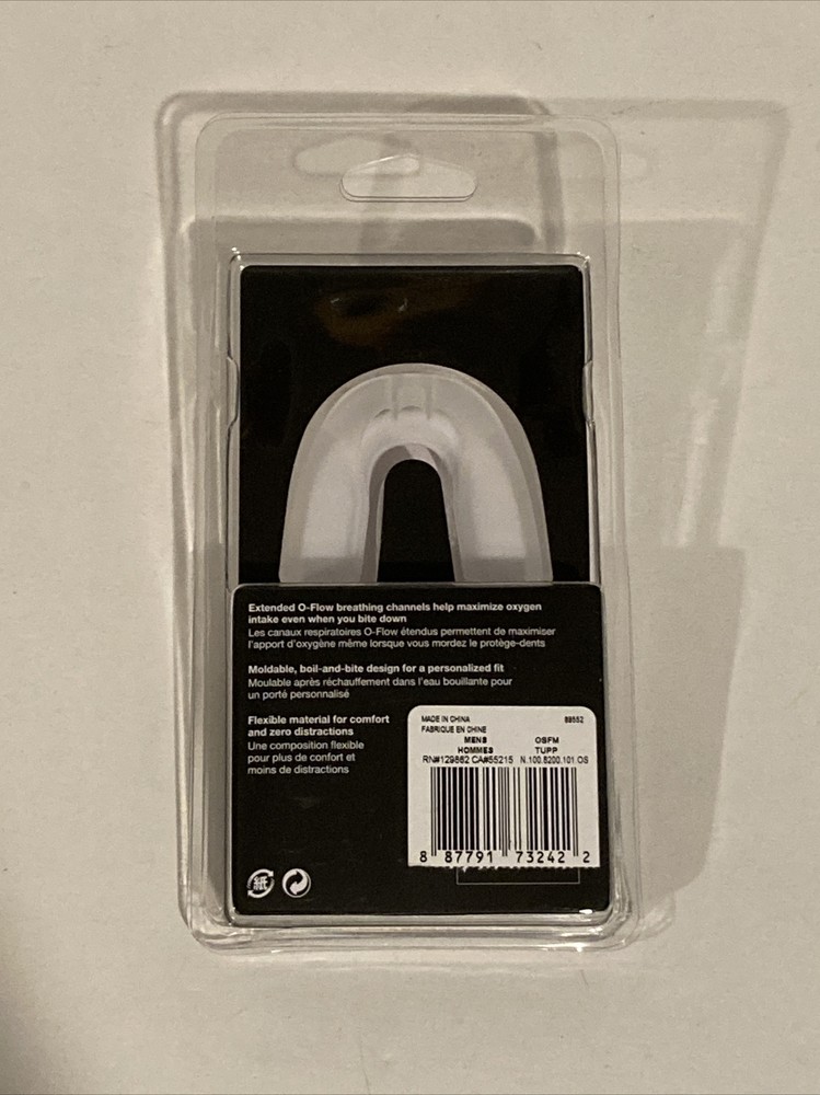 Nike Alpha Mouthguard White Quick Release Strap Included NWT