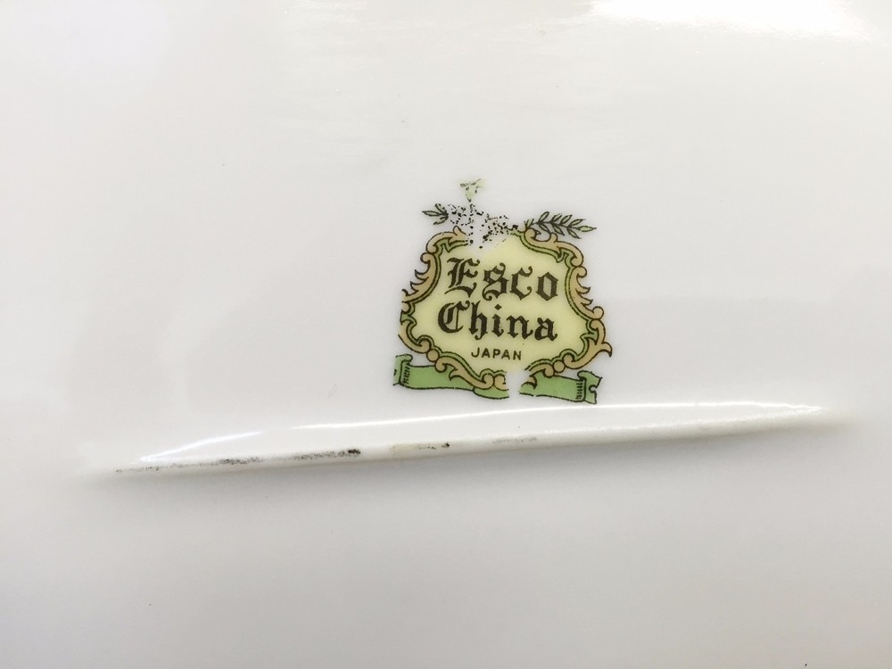 ESCO China ES03 Oval Serving Bowl & Platter