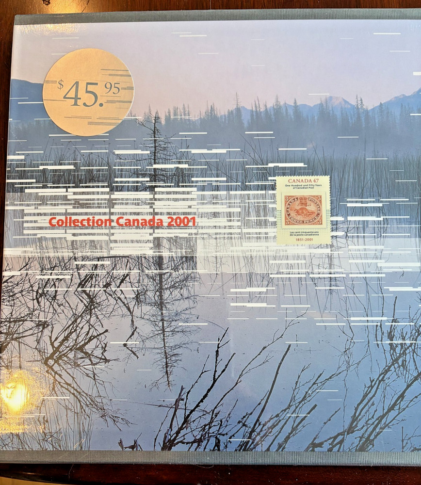 2001 Collection Canada, Yearly Stamps, Sealed