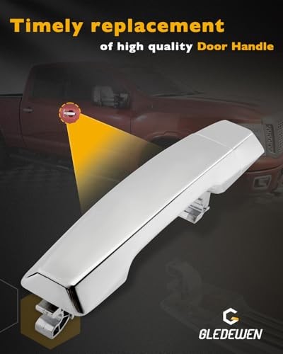 Passenger Door Handle, Compatible with 2004 Front Right Passenger Side Chrome