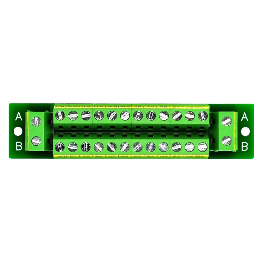 16 Amp 2x12 Position Terminal Block Distribution Module for AC DC