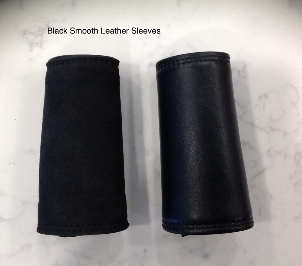 Black Stirrup Strap Sleeves (only) For Treeless Saddles