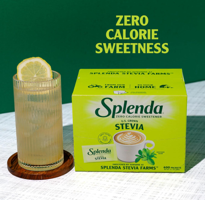 SPLENDA Stevia Zero Calorie Sweetener, 400 Packets