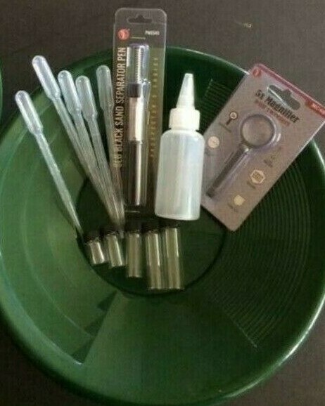GK3 12" Green Gold Pan Panning Kit
