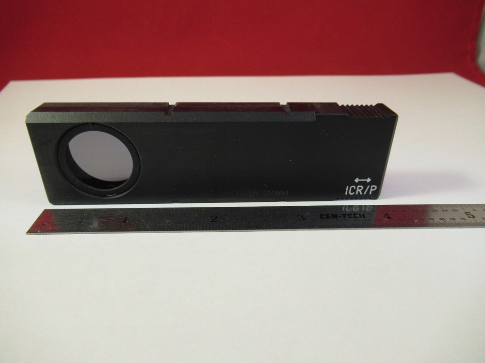 LEICA DMR GERMANY POL POLARIZER LAMBDA SLIDE MICROSCOPE PART OPTICS &5-A-80