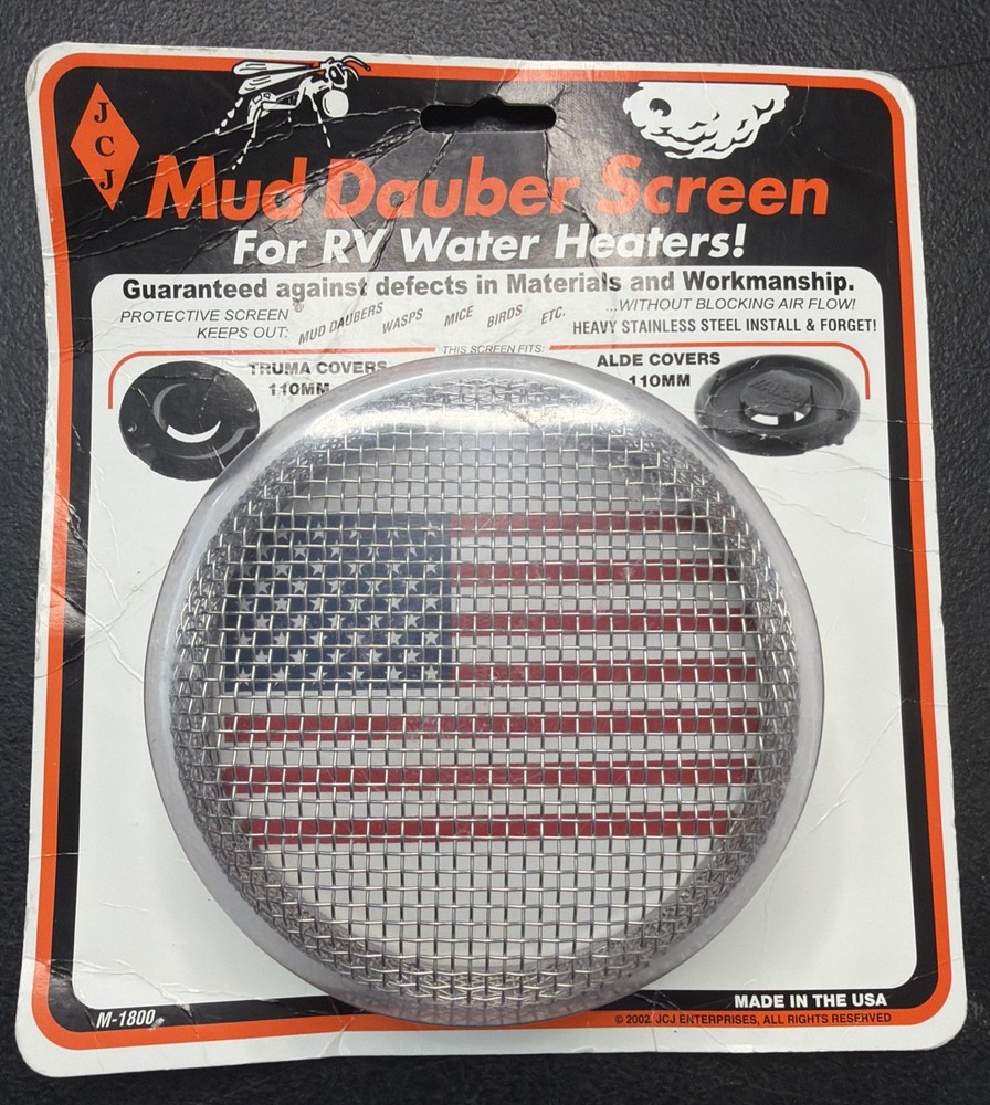 JCJ Enterprises Mud Dauber Screen Stainless Steel for Truma Alde M‑1800 Rv