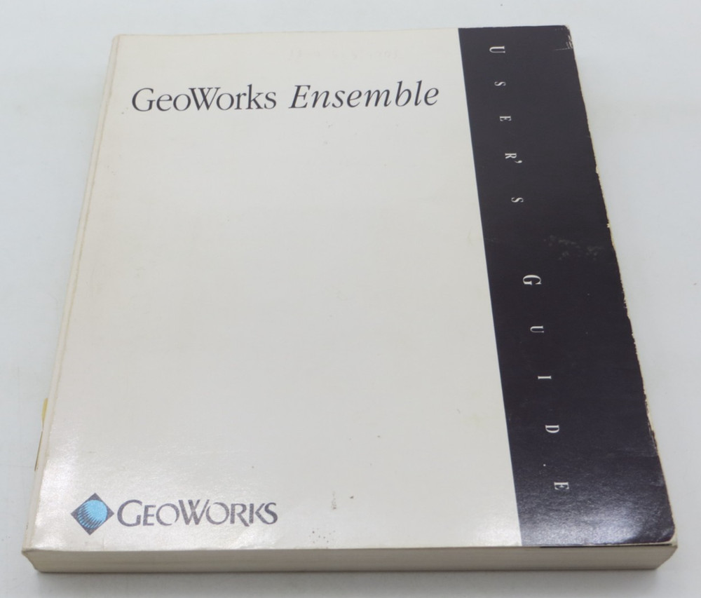 GeoWorks Ensemble Version 1.0 User's Manual vintage 1990 computer reference book