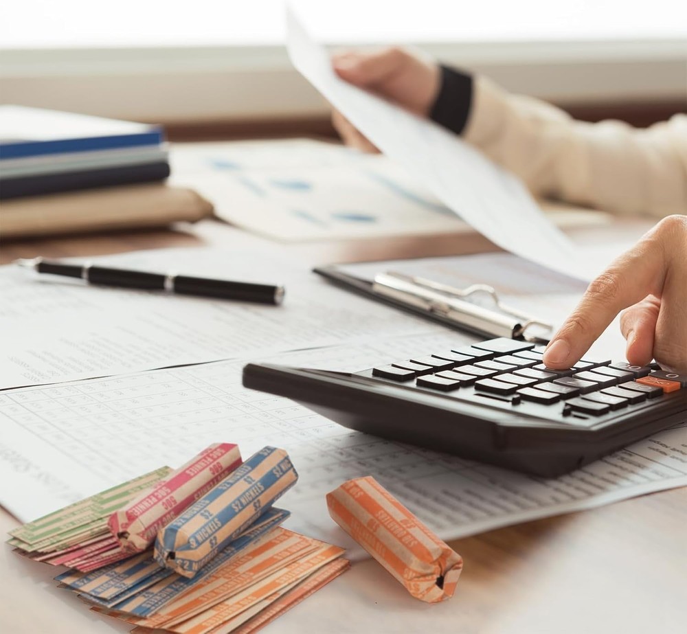 Assorted Coin Wrapper Pack - 100 Quality, Easy to Use, Color-Coded Rolls