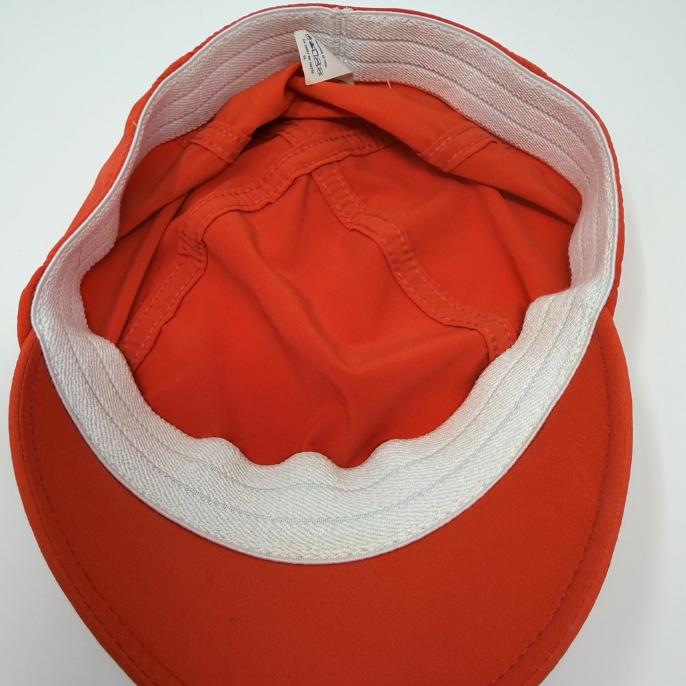 Lululemon Orange Reflective Baseball Cap L/XL Adjustable Breathable Activewear