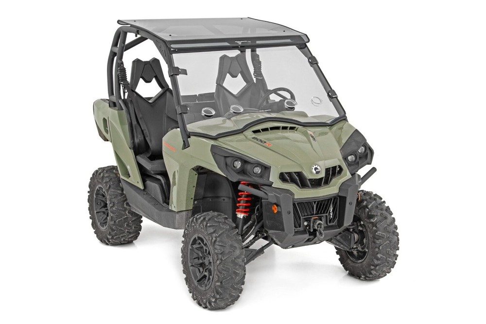 Rough Country Vented Full Windshield Scratch Resistant CanAm Commander Max 1000
