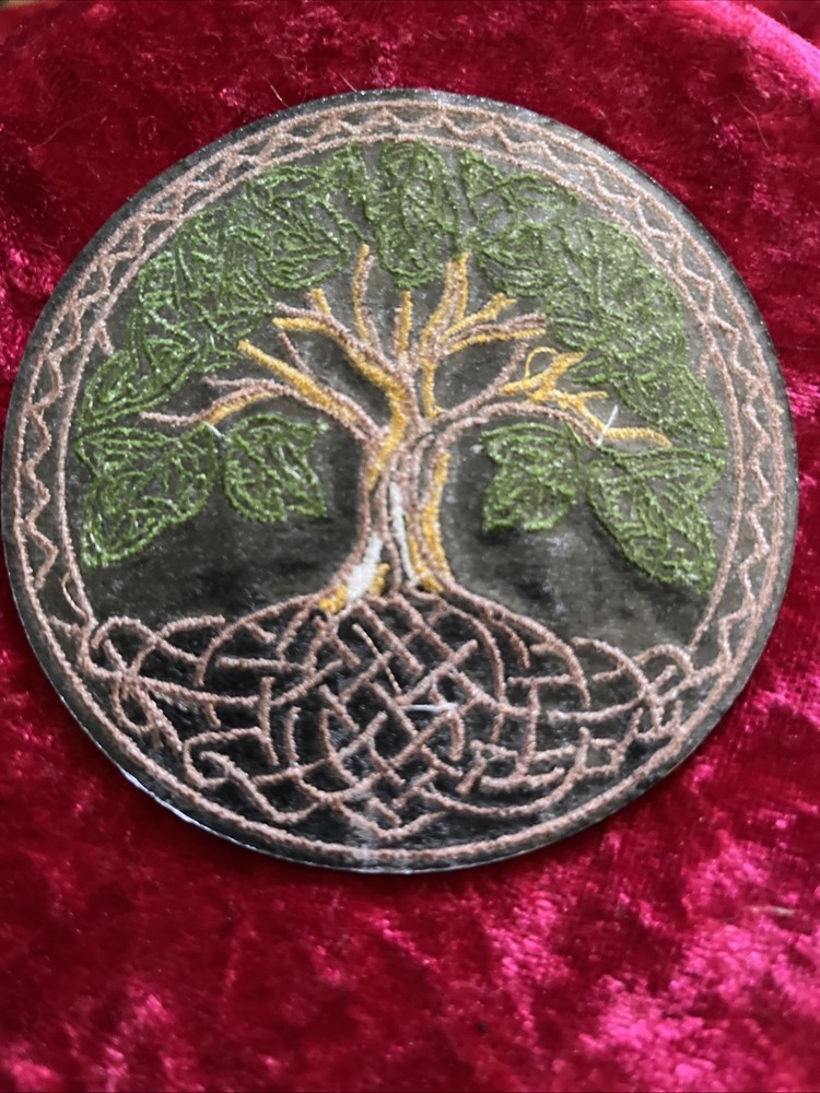 Celtic Tree Of Life Patch Multi Color
