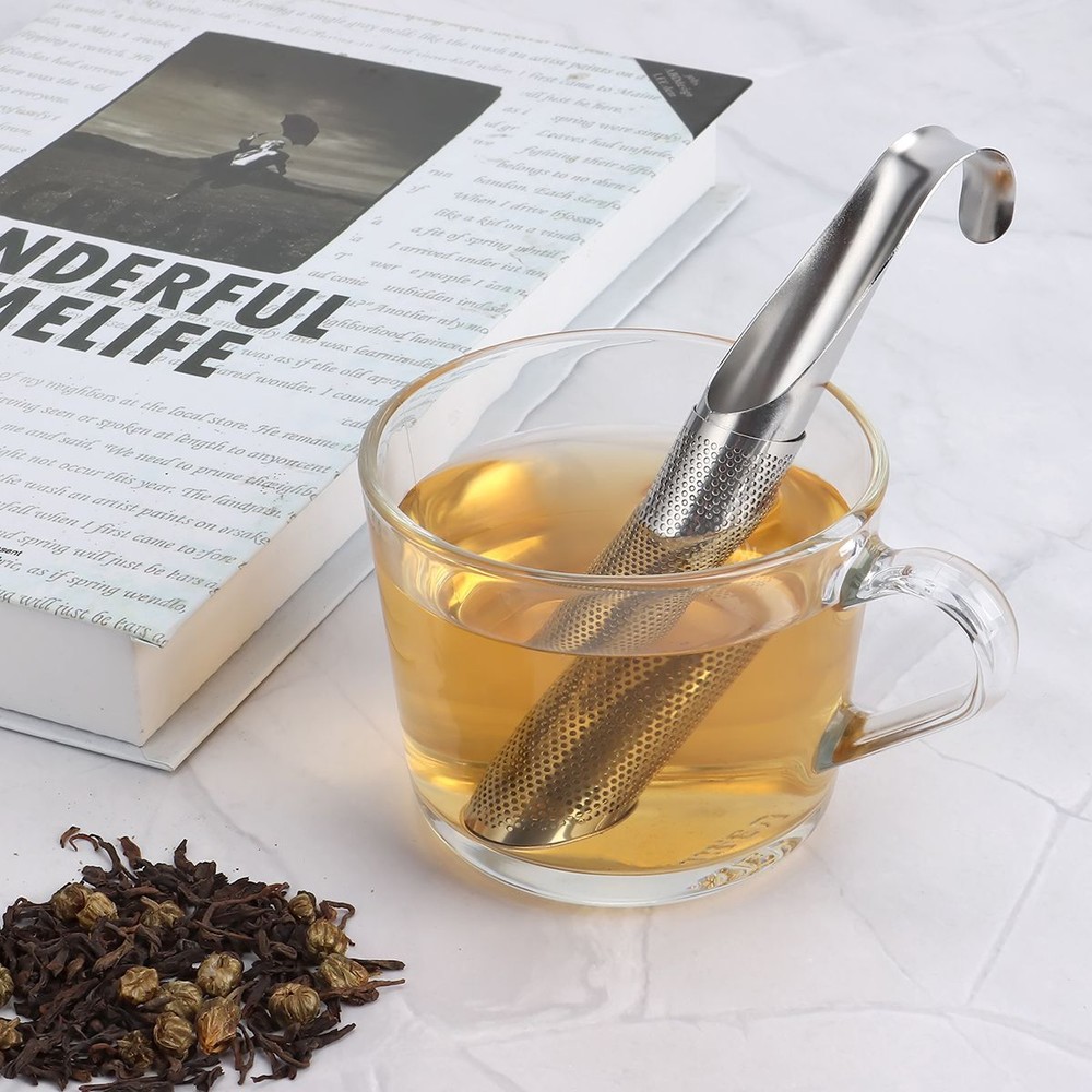 Stainless Steel Tea Strainer TeaBall Infuser Tea Spoon Filter Loose Tea Diffuser