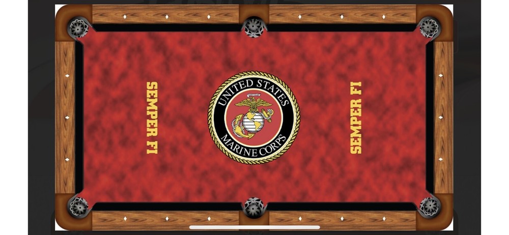CUSTOM pool table felt cloth