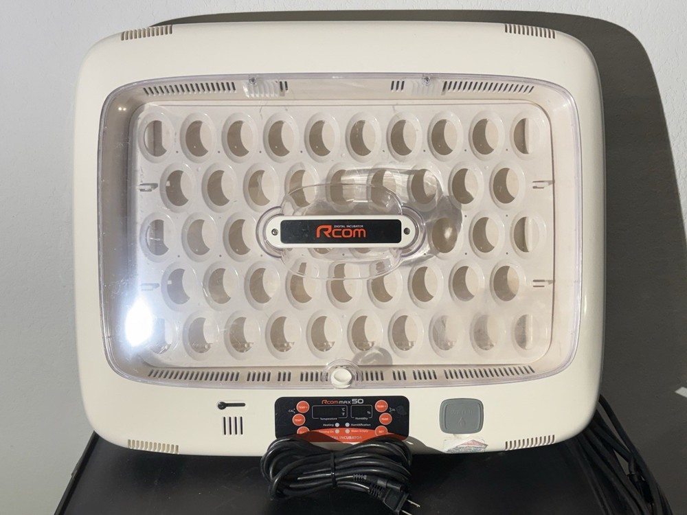 Rcom Max 50 MX-50 Digital Egg Incubator