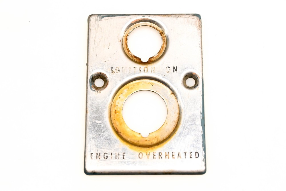 OMC AG039-7 Ignition On Engine Overheated Switch Plate