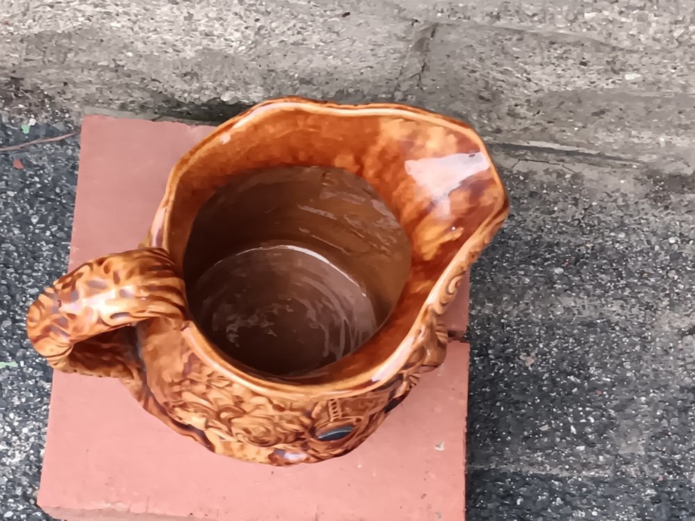 Rockingham Gypsy Pitcher - Clean - Bennington - Bennett