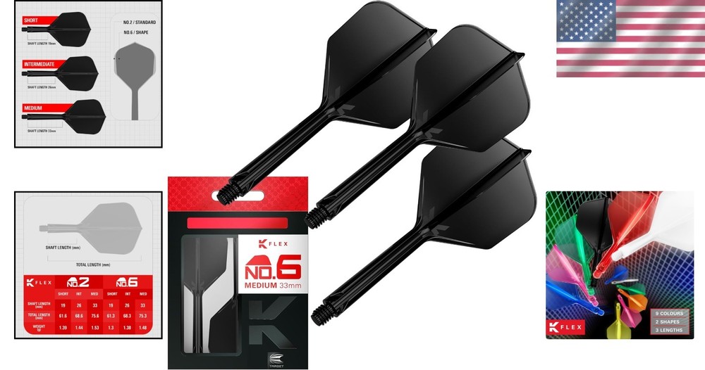 K-Flex No. 6 Integrated Flight and Shaft Set