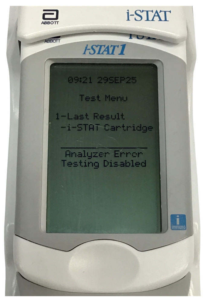 ABBOTT PORTABLE CLINICAL ANALYZER @
