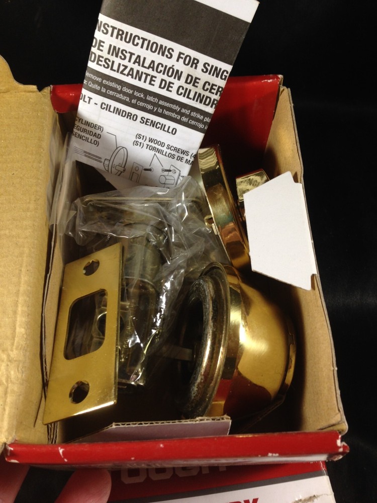 Hyper Tough Keyed Entry Deadbolt One Pair