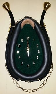Green Horse Collar Clock