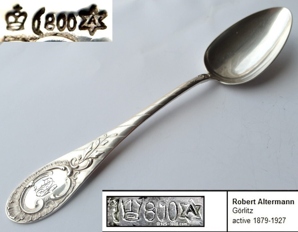 Set, Dining Fork + Spoon, Robert Altermann, 800 Silver E693
