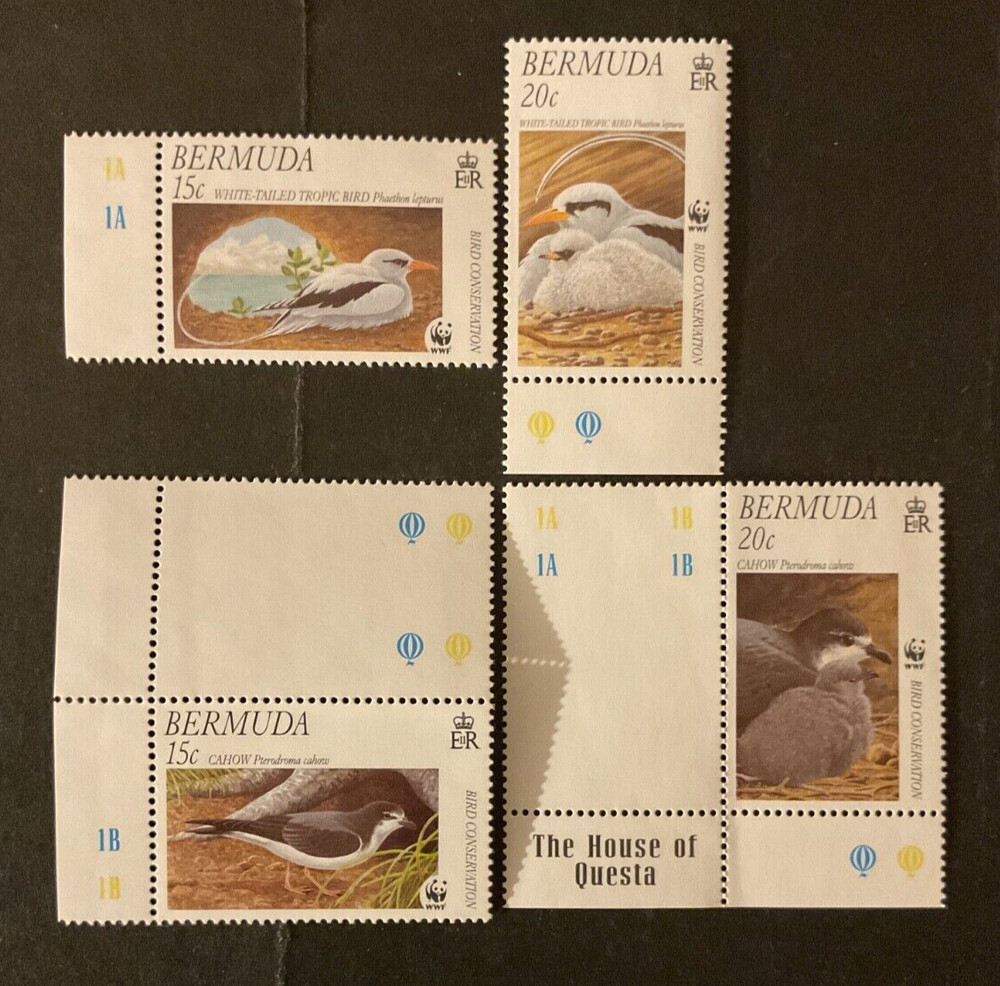 Stamps Bermuda Scott #798-801 never hinged