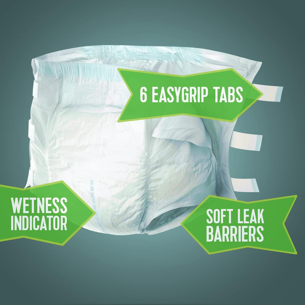 Protection with Tabs, [Large], Maximum Absorbency, 16-Count Package